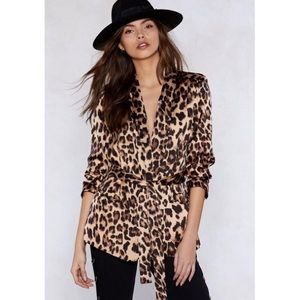Leopard Blazer